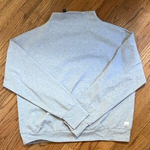 Vuori Light Gray Turtleneck